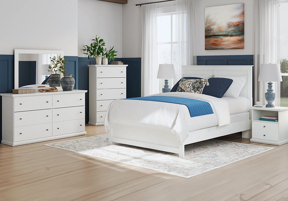 Bostwick Shoals White Queen Bedroom Set