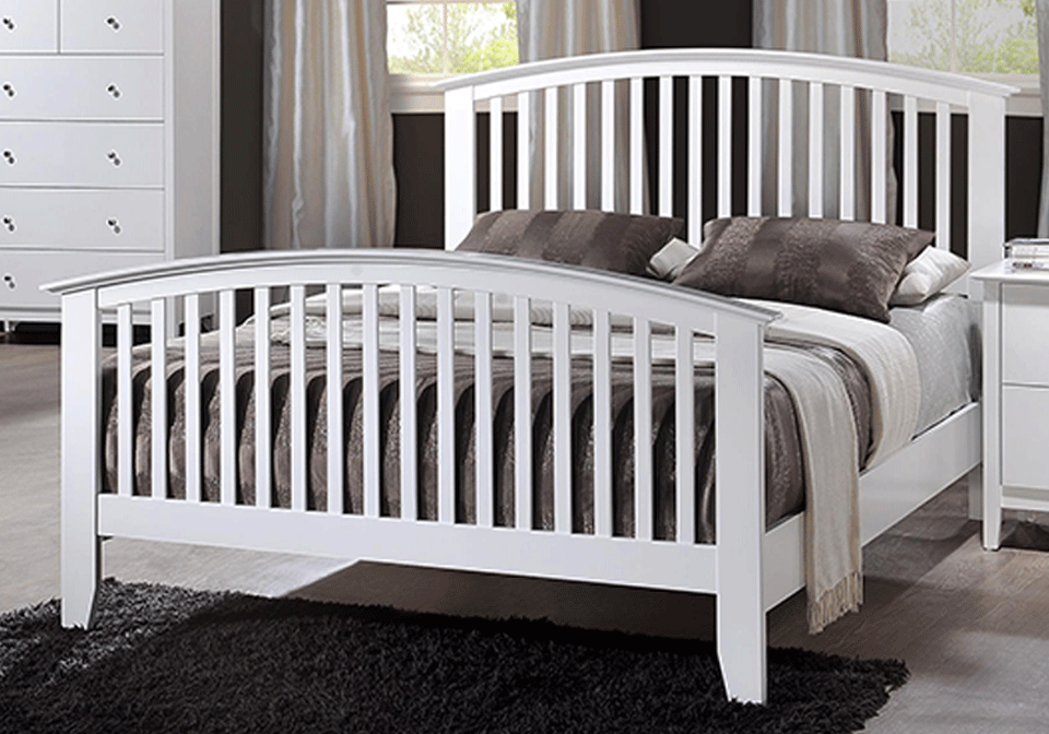 Lawson White Twin Panel Bed Local, White Twin Panel Bed