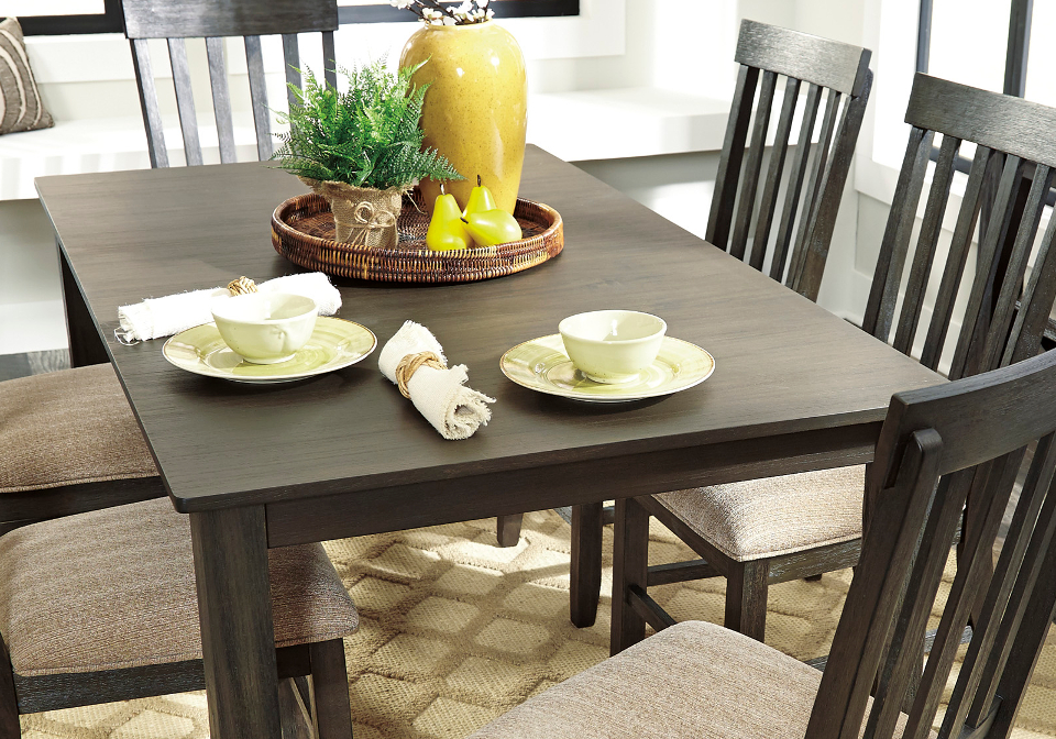 Dresbar Dining Table And 6 Chairs Top, Ashley Furniture Dresbar Dining Room Table