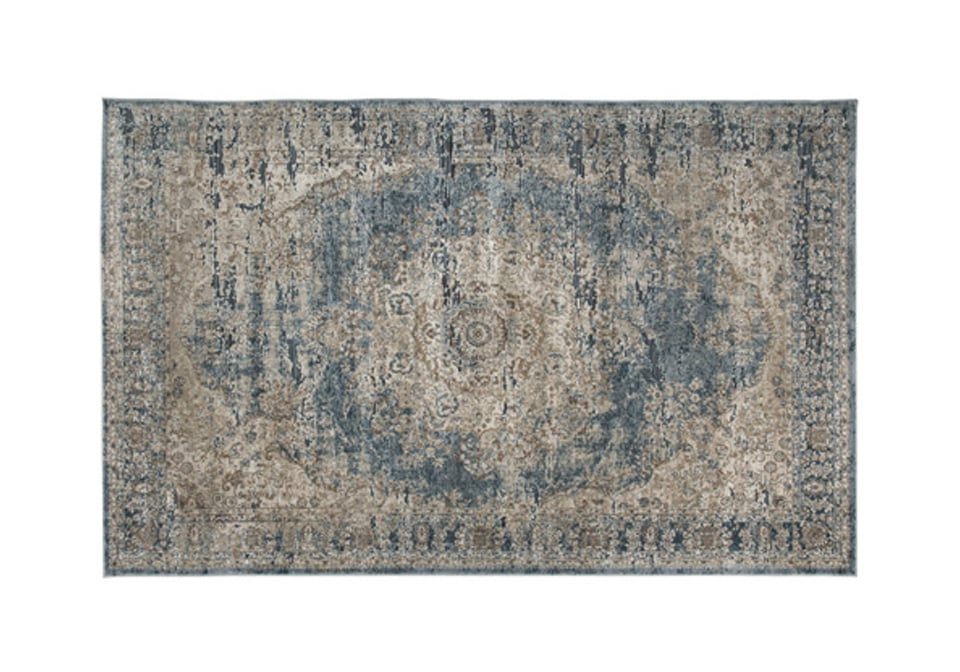 South Blue/Tan Large Rug