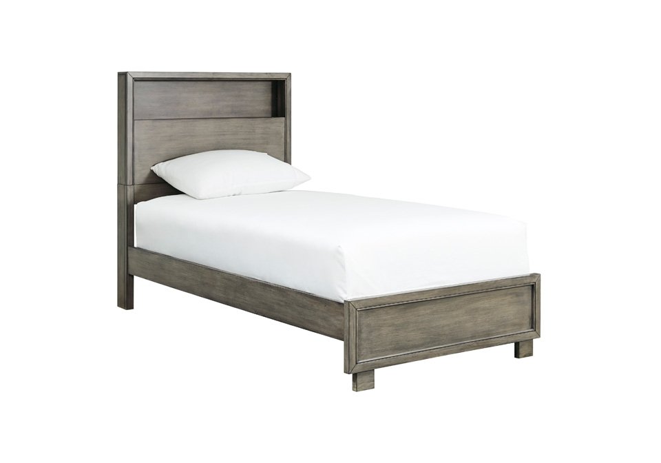 Gray Twin Bookcase Bed Local Overstock Warehouse Online