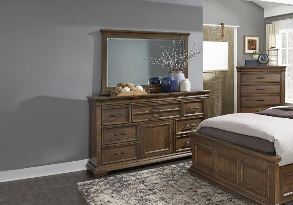 Narcine Brown Dresser Local Overstock Warehouse Online