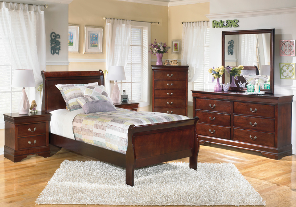 Suri per ongeluk stoom Alisdair Dark Brown Twin Bedroom Set | Local Overstock Warehouse | Online  Furniture and Mattress Retailer